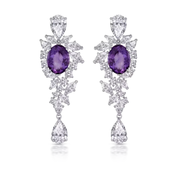 GORGEOUS PURPLE EARRING