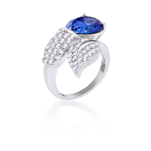 BLUE BUD RING