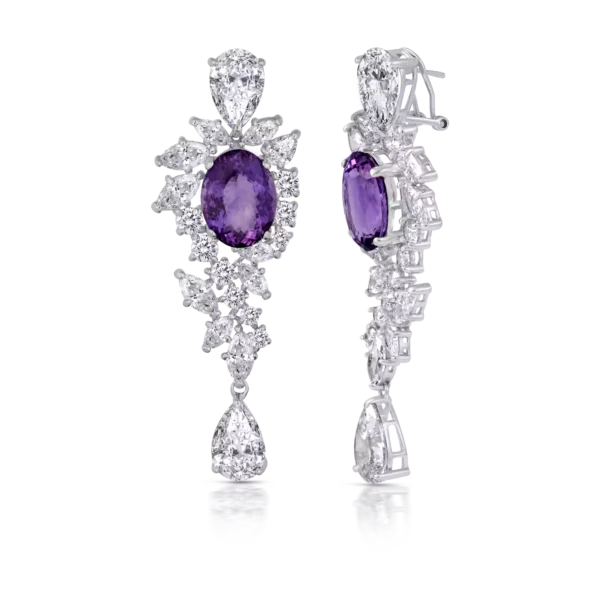 GORGEOUS PURPLE EARRING
