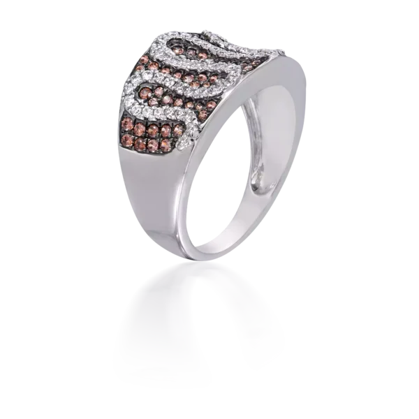 EARTHY BROWN RING