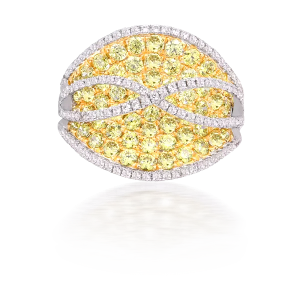 YELLOW ELEGANCE RING