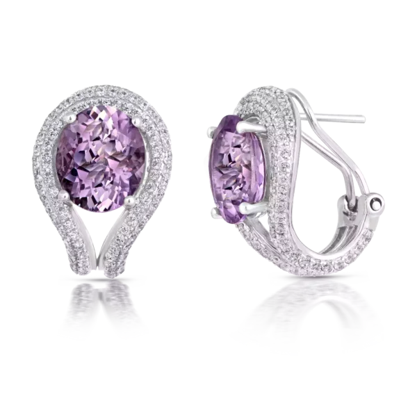 PURPLE ADORNING EARRINGS