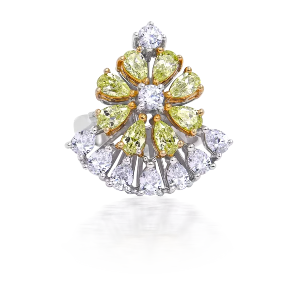 SHELL FLOWERED RING