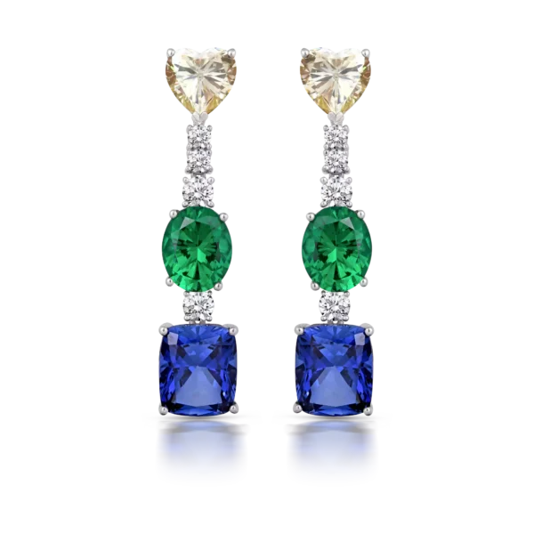 BLUSHING GREEN EARRINGS