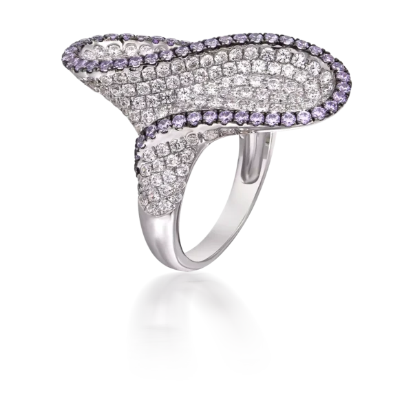 THE PURPLE CURVE RING