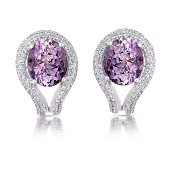 PURPLE ADORNING EARRINGS