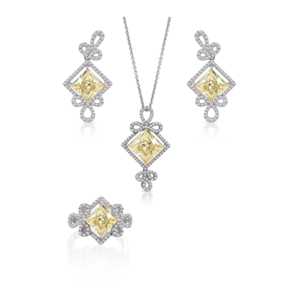 THE RADIANT DROP PENDANT SET