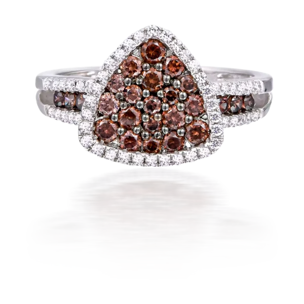 BRUN TRIANGLE RING