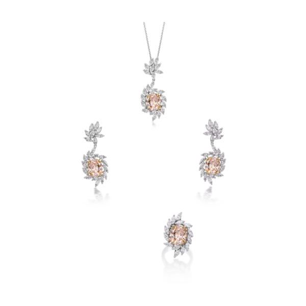 TAWNY SPIRAL PENDANT SET