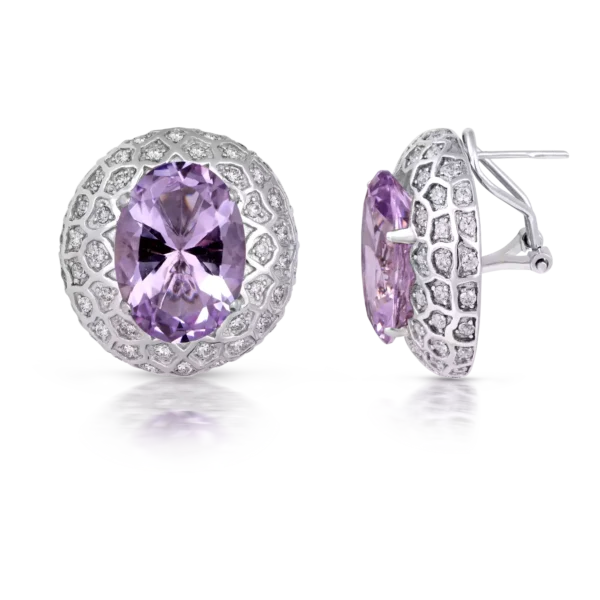 AMETHY DOME EARRINGS