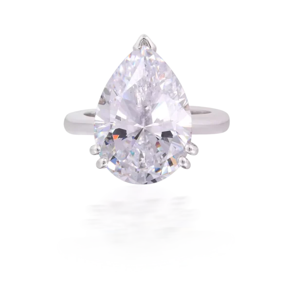 PURE WHITE DROP RING