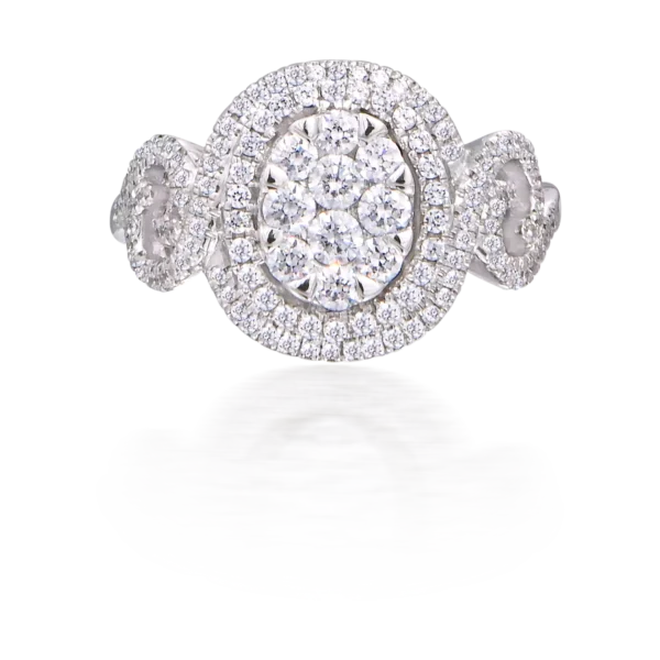 ILLUSIONIZED OVAL RING